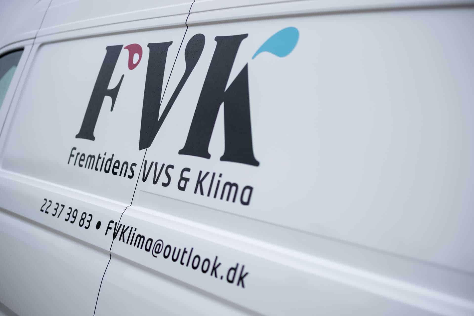 Servicebil fra Fremtidens VVS & Klima klar til opgave i Holbæk